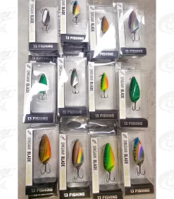 13 FISHING Origami Blade Flutter Spoon 15 13 FISHING Origami Blade Flutter Spoon -Pro Fish Gear Shop 13 fishing origami blade flutter spoon for ice fishing 7