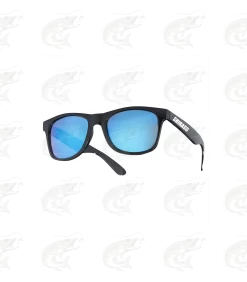 Balzer Polarized Sunglasses | Black Frame - Blue Mirror Lenses