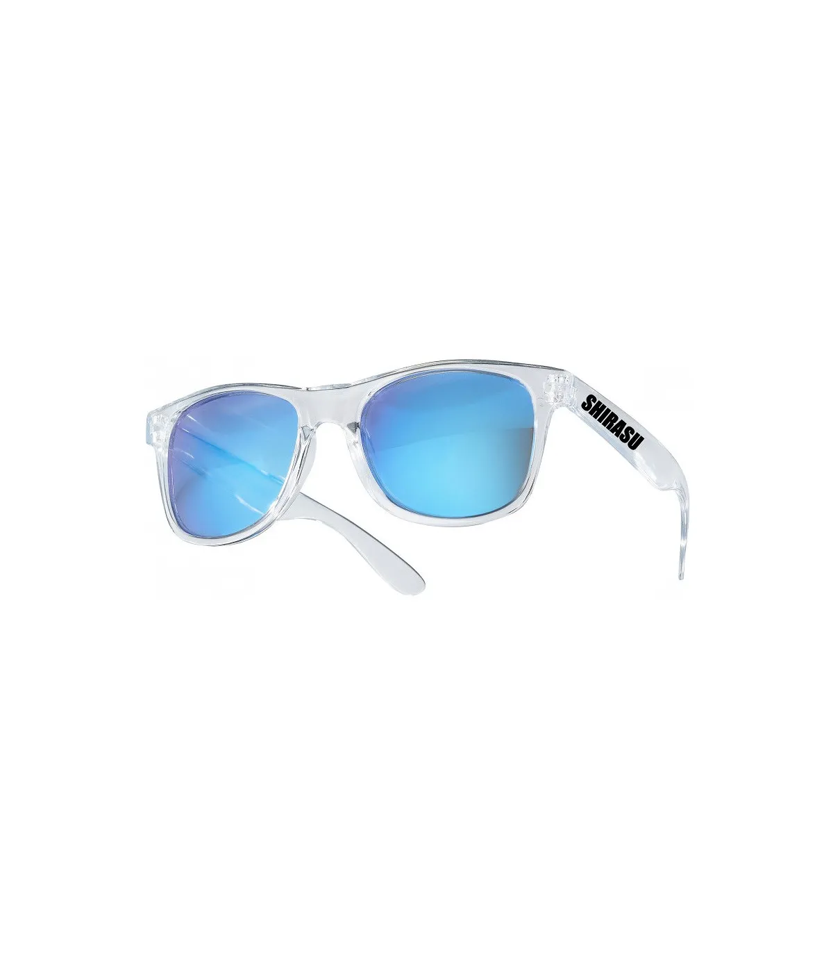 Balzer Polarized Sunglasses | Transparent Frame - Blue Mirror Lenses 1 Balzer Polarized Sunglasses | Transparent Frame - Blue Mirror Lenses