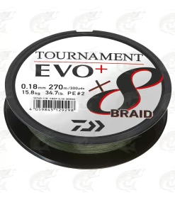 Daiwa Tournament X8 Braid Evo+ Braided Line