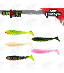 Fox Rage Spikey Shad UV Mixed Colors (5 Pcs)