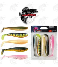 Fox Rage Zander Pro Shad UV Mixed Colors (5 Pcs)
