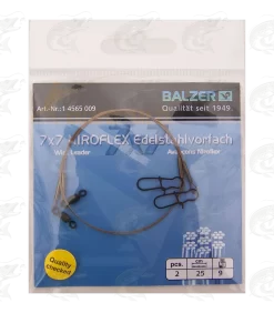 Leader Balzer 7x7 Niroflex With A Barrel Swivel