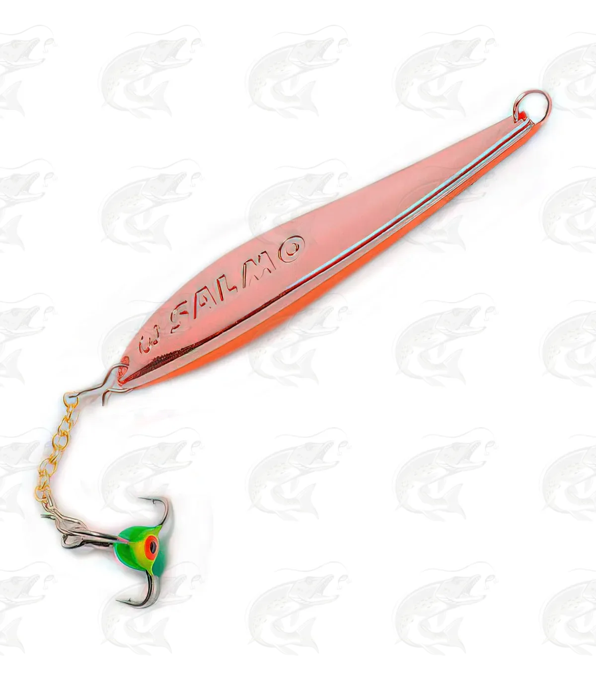 Lucky John S-2-Z Vertical Jig With A Chain And A Treble Hook 1 Lucky John S-2-Z Vertical Jig With A Chain And A Treble Hook