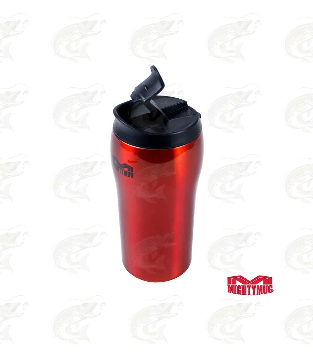 Mighty Mug Solo SS: Stainless Steel Red 2 Mighty Mug Solo SS: Stainless Steel Red - Image 2