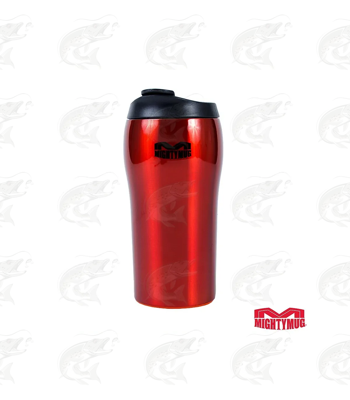 Mighty Mug Solo SS: Stainless Steel Red 1 Mighty Mug Solo SS: Stainless Steel Red