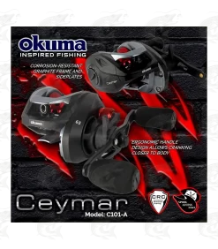 Okuma Ceymar Low Profile Baitcast C101-A 7 Okuma Ceymar Low Profile Baitcast C101-A -Pro Fish Gear Shop okuma ceymar low profile c101 a baitcasting reel 3