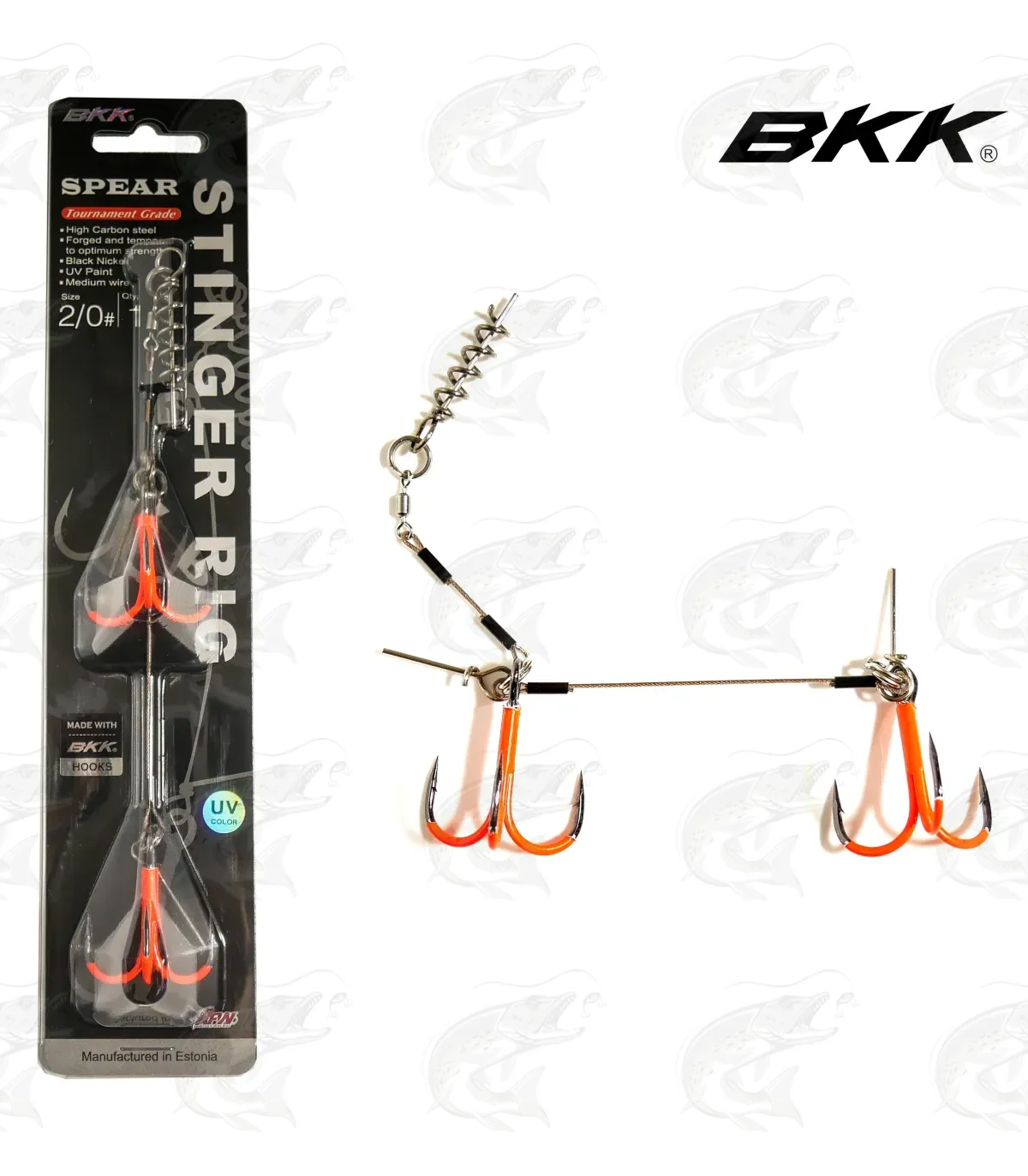 Pike Rig "BKK UV Spear Stinger Rig" 1 Pike Rig "BKK UV Spear Stinger Rig"