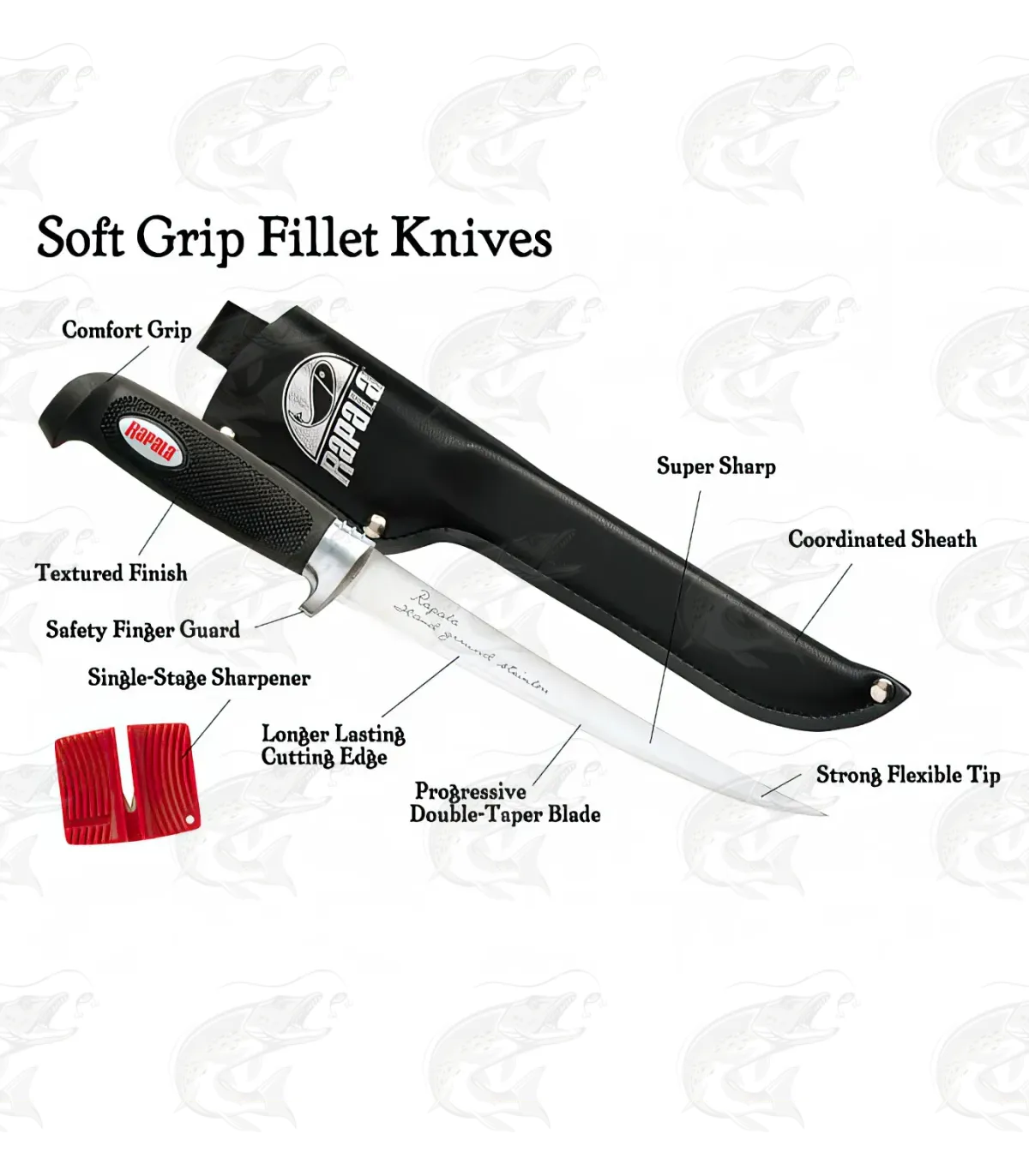 Rapala Soft Grip® Fillet Knife 190 Mm 2 Rapala Soft Grip® Fillet Knife 190 Mm - Image 2