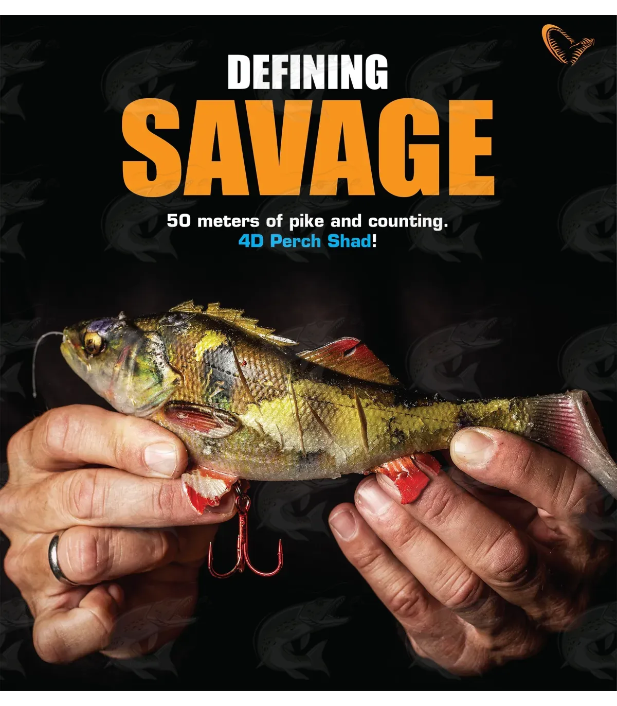 Savage Gear 4D Perch Shad 6 Savage Gear 4D Perch Shad - Image 6