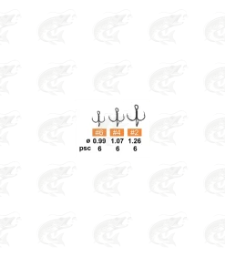 Treble Hooks HITFISH HF-68 5 Treble Hooks HITFISH HF-68 -Pro Fish Gear Shop treble hooks hitfish hf 68 2