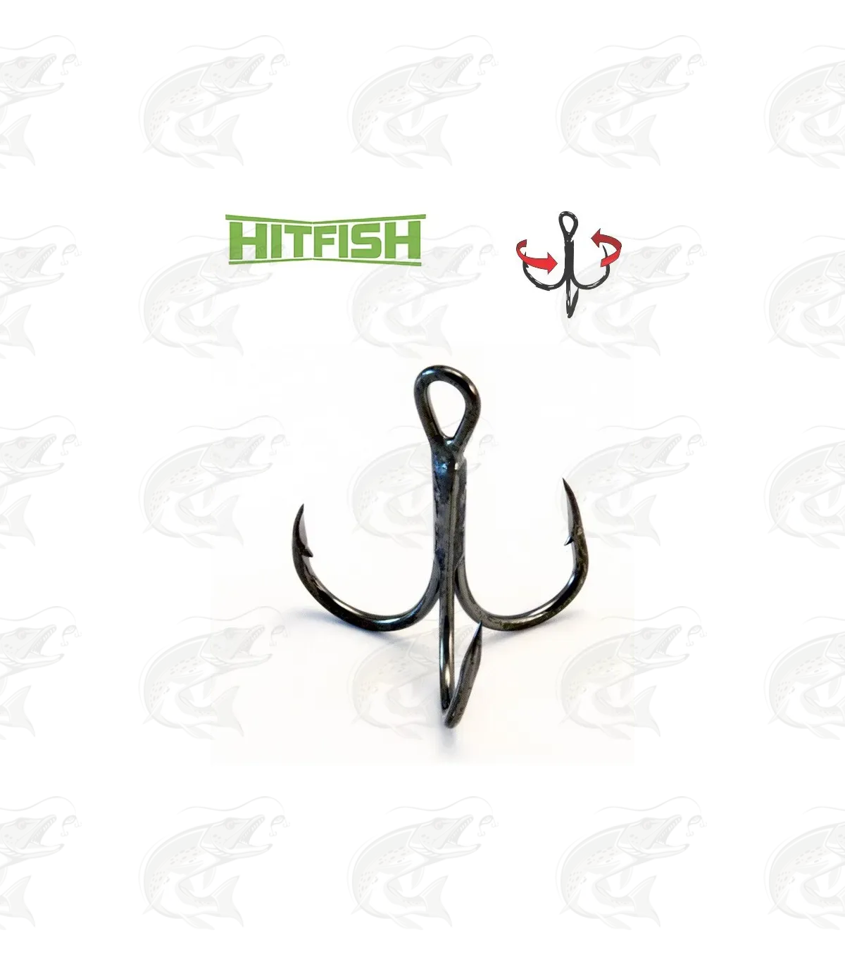 Treble Hooks HITFISH HF-68 1 Treble Hooks HITFISH HF-68