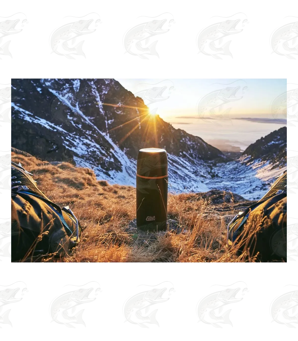 Vacuum Bottle Esbit 1 L Black & Green 8 Vacuum Bottle Esbit 1 L Black & Green - Image 8