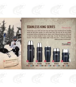 Vacuum Bottle THERMOS® Stainless King 0.5L 6 Vacuum Bottle THERMOS® Stainless King 0.5L -Pro Fish Gear Shop vacuum bottle flask thermos stainless king 05l 2