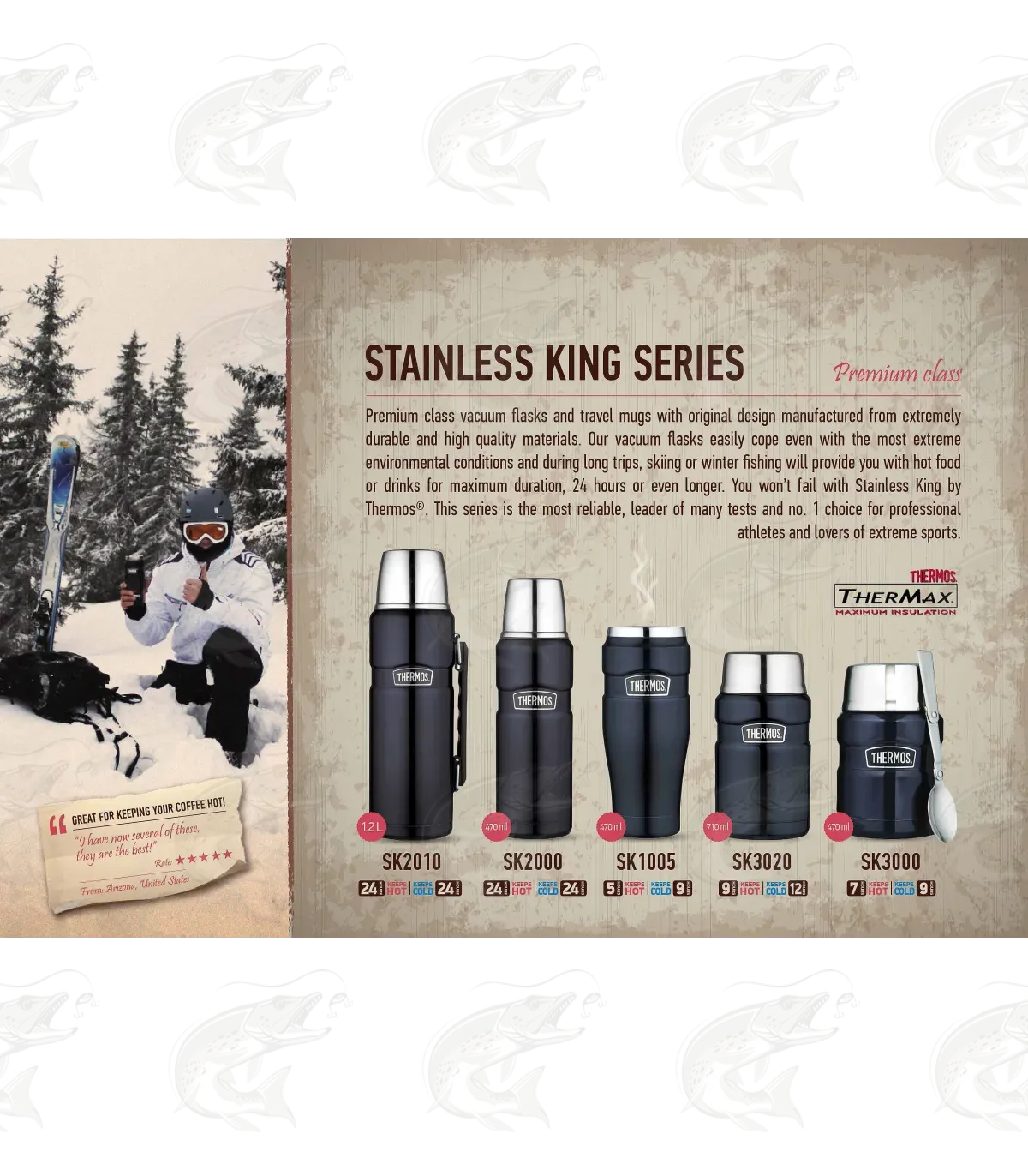 Vacuum Bottle THERMOS® Stainless King 0.5L 3 Vacuum Bottle THERMOS® Stainless King 0.5L - Image 3