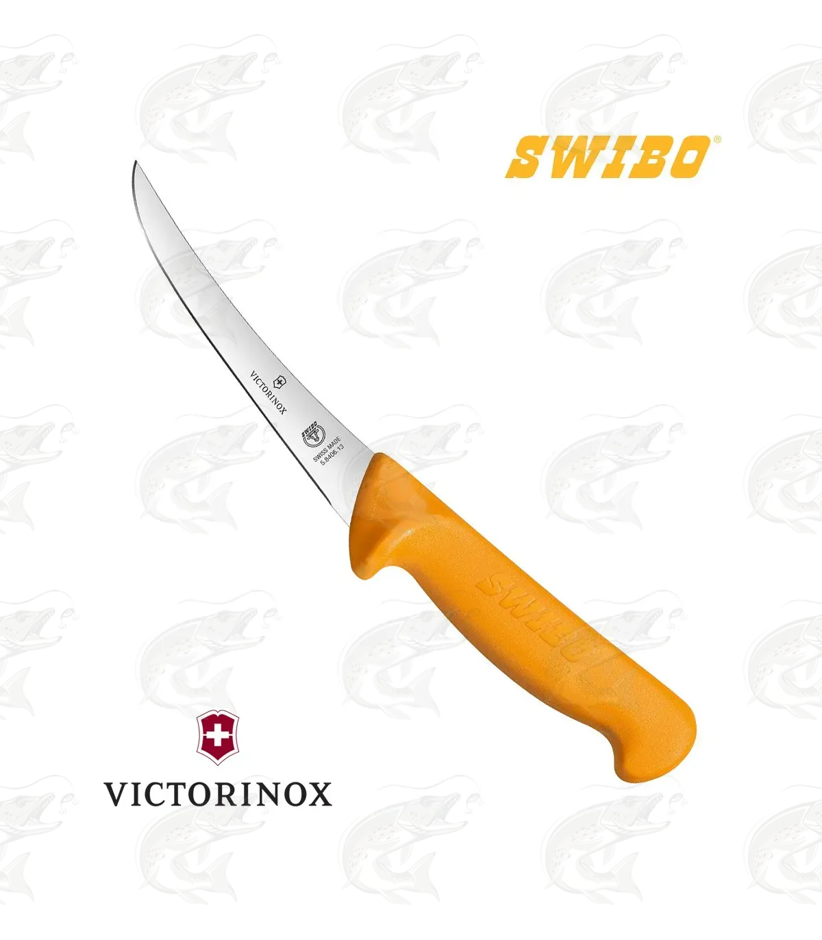 Victorinox / Wenger Swibo Fish Filleting Knife Flexible 130 Mm / Curved Profile 1 Victorinox / Wenger Swibo Fish Filleting Knife Flexible 130 Mm / Curved Profile