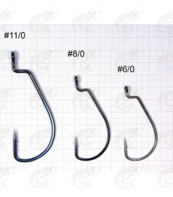 Weedless Hooks HITFISH Monster Offset Hook 6 Weedless Hooks HITFISH Monster Offset Hook -Pro Fish Gear Shop weedless hooks hitfish monster offset hook 2