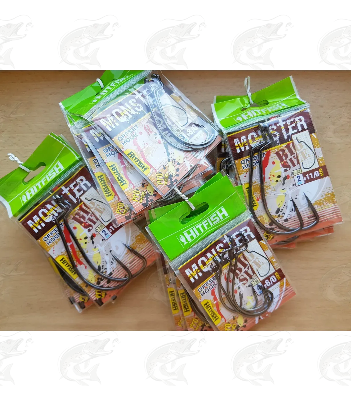 Weedless Hooks HITFISH Monster Offset Hook 4 Weedless Hooks HITFISH Monster Offset Hook - Image 4