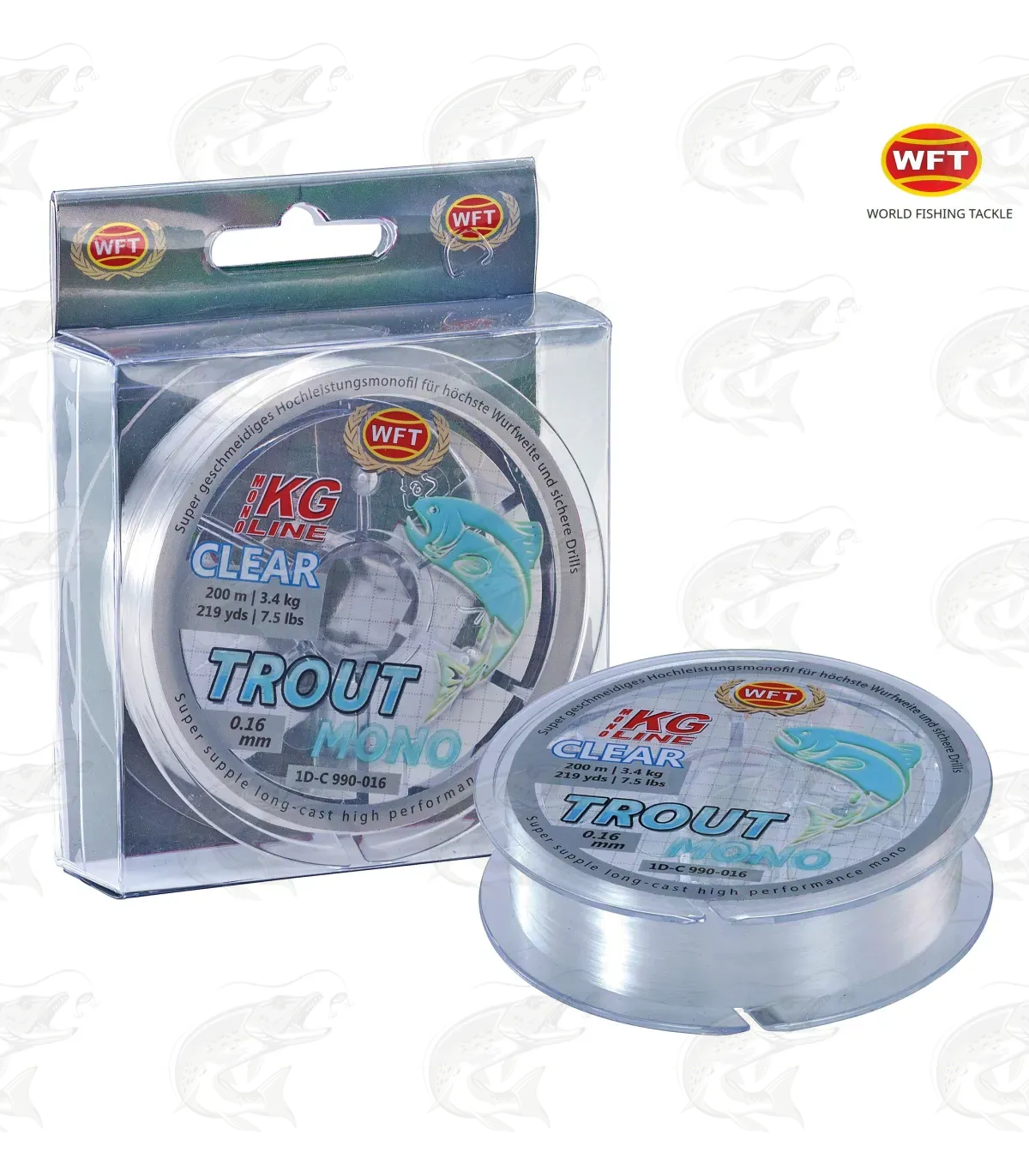 WFT Trout Mono Monofilament Line 1 WFT Trout Mono Monofilament Line