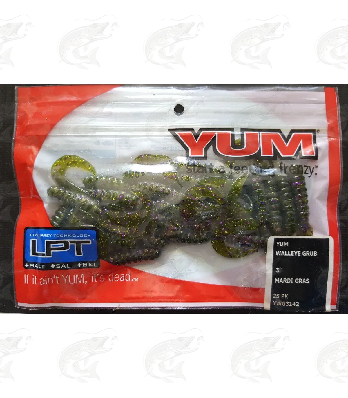 YUM Walleye Grub 9 YUM Walleye Grub - Image 9